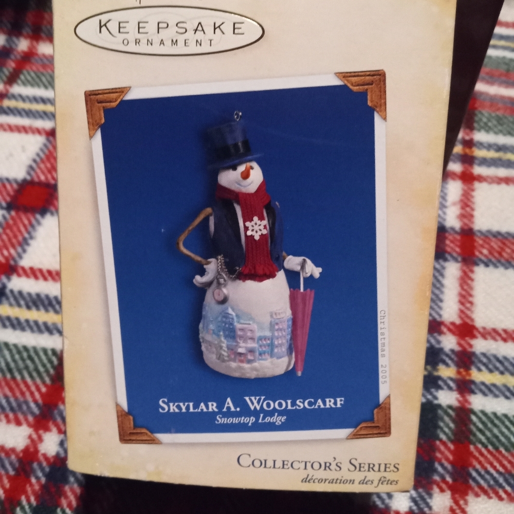 SKYLAR A. WOOLSCARF Hallmark Ornament